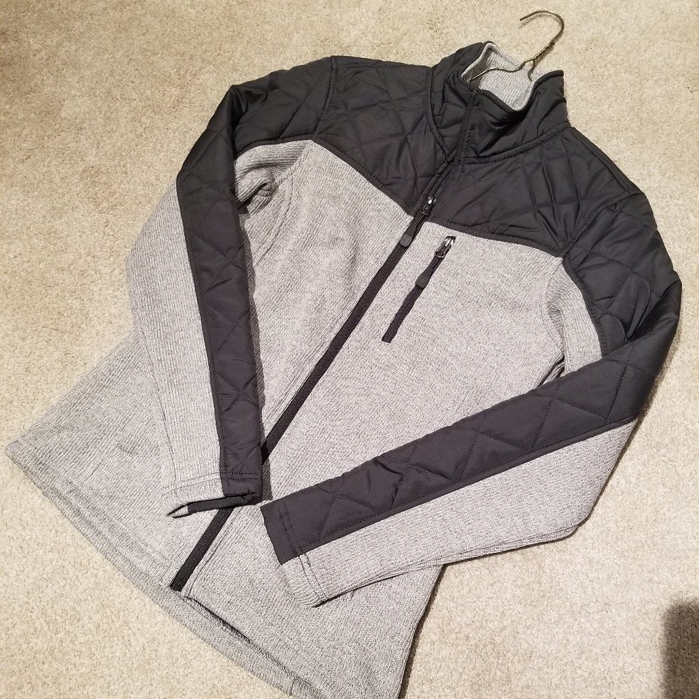 SwissTech Quilted Fleece Zip Jacket EUC